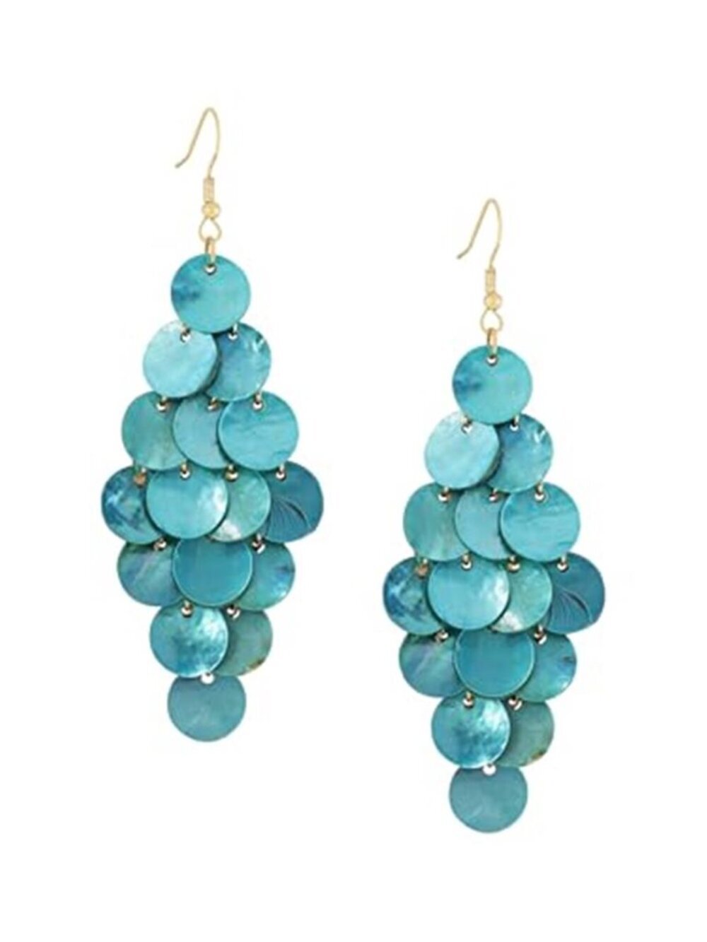 Statement Turquoise Dangle Earrings
